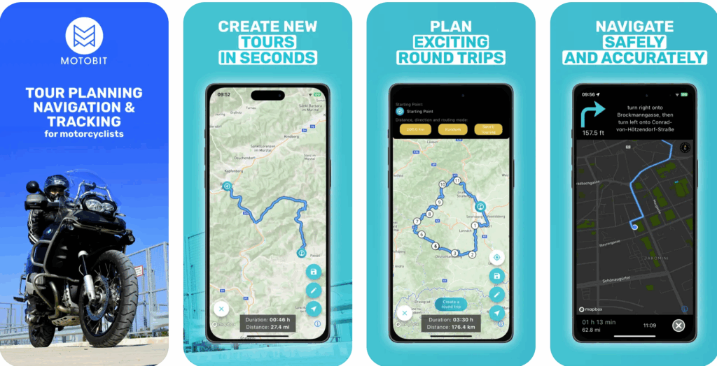 Motobit motorcycle navigation